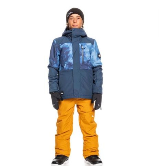 Quiksilver NEW Mission Print Block Snow Jacket - Picture 14 of 14